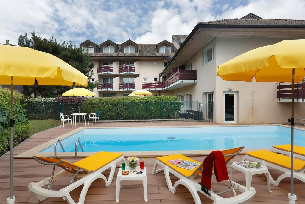 Logis Hotel Arc En Ciel Thonon-les-Bains Rum bild