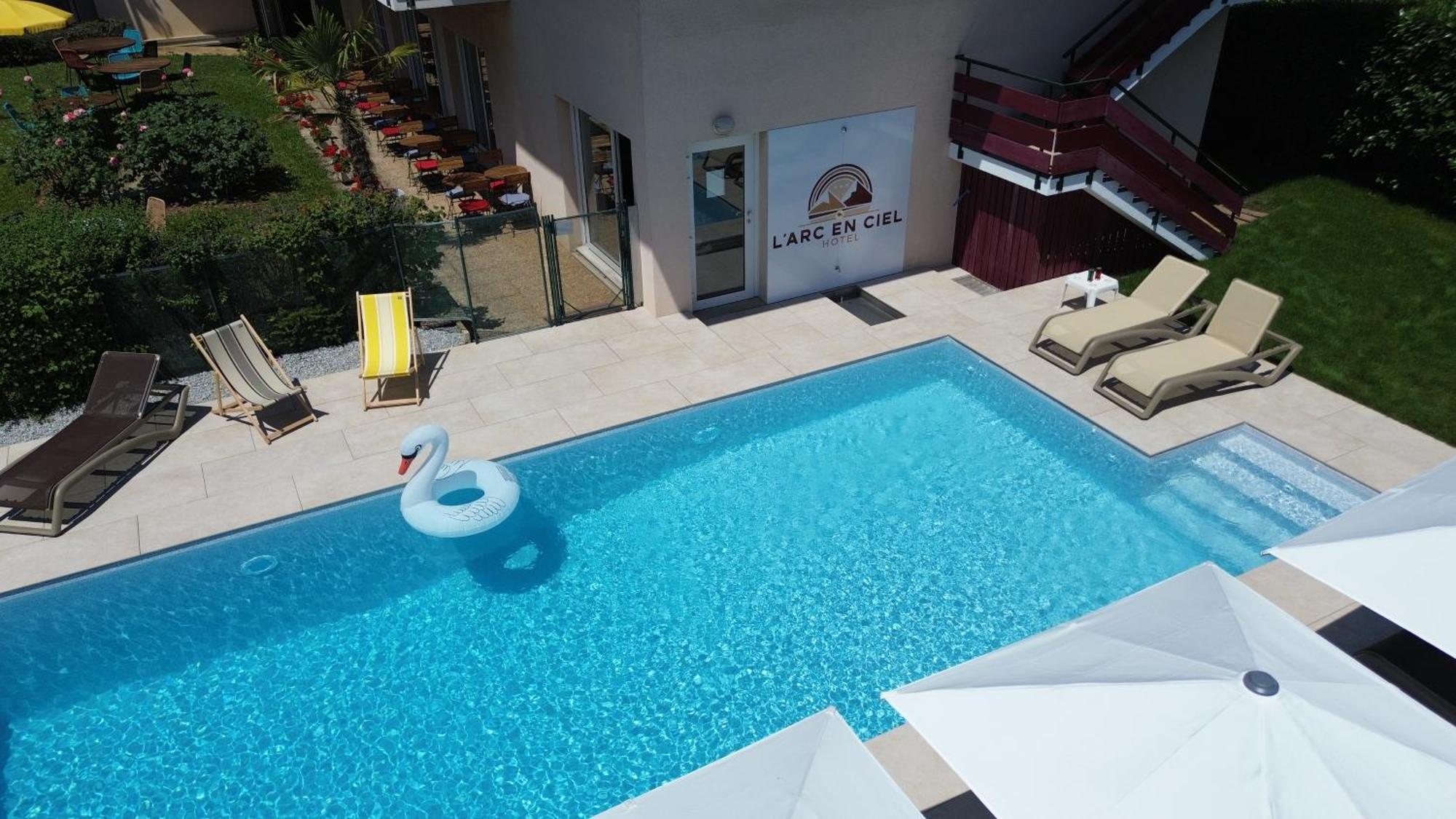 Logis Hotel Arc En Ciel Thonon-les-Bains Exteriör bild