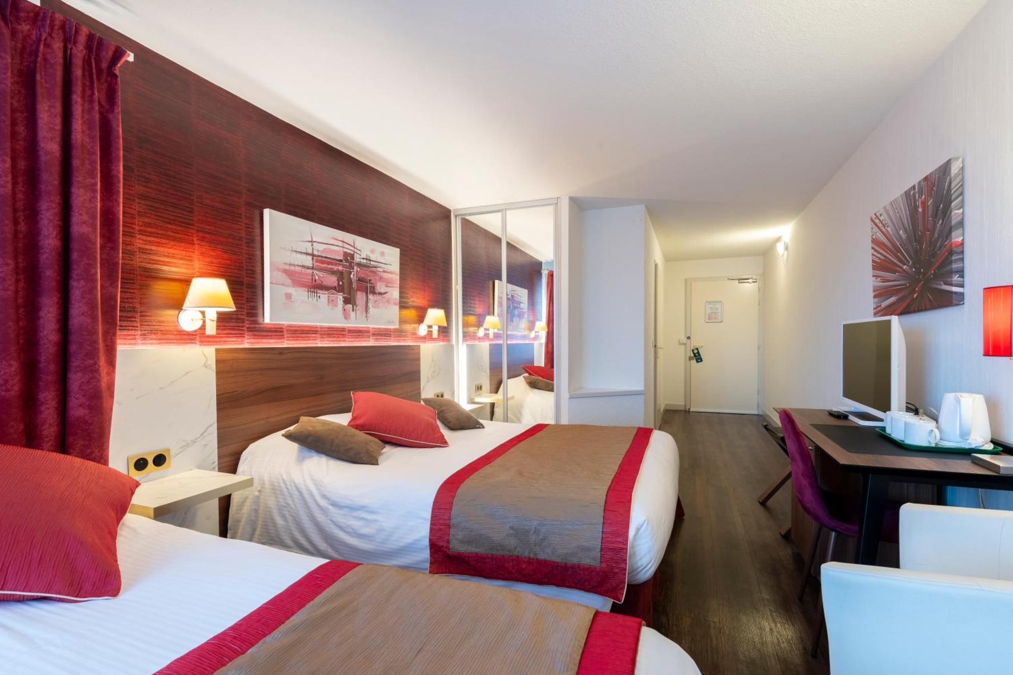 Logis Hotel Arc En Ciel Thonon-les-Bains Rum bild
